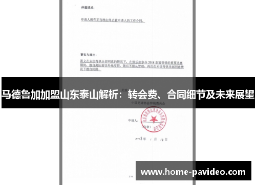 马德鲁加加盟山东泰山解析:转会费、合同细节及未来展望 马德鲁加加盟山东泰山解析:转会费、合同细节及未来展望