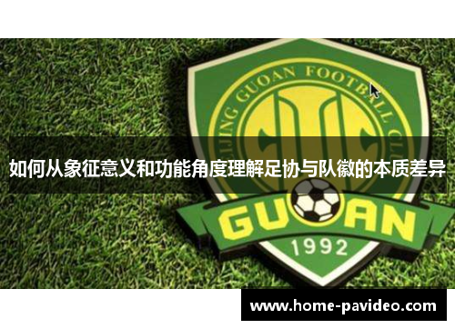 如何从象征意义和功能角度理解足协与队徽的本质差异 如何从象征意义和功能角度理解足协与队徽的本质差异